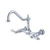Elements of Design Wall Mounted Chrome Kitchen Faucet