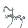 Elements of Design Wall Mounted Chrome Kitchen Faucet With Sprayer