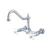 Elements of Design Wall Mounted Chrome Kitchen Faucet