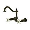 Elements of Design Wall Mounted Oil-Rubbed Bronze Kitchen Faucet