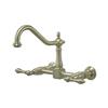 Elements of Design Wall Mounted Satin Nickel Kitchen Faucet
