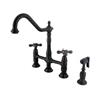 Elements of Design Oil-Rubbed Bronze Kitchen Faucet With Sprayer