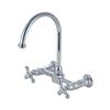 Elements of Design Chrome Wall Mounted Kitchen Faucet