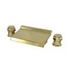 Elements of Design Polished Brass Two Handle Roman Tub Faucet