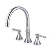 Elements of Design Polished Chrome Two Handle Roman Tub Filler