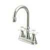 Elements of Design Chrome Without Pop-Up Road Bar Faucet