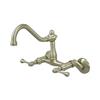 Elements of Design Hot Springs Nickel Wall Mounted Kitchen Faucet
