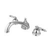 Elements of Design Chicago Polished Chrome Widespread Roman Tub Filler