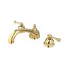 Elements of Design Chicago Polished Brass Widespread Roman Tub Filler