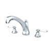 Elements of Design New York 8-in Chrome Widespread Roman Tub Filler