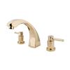 Elements of Design Concord 7.50-in Polished Brass Roman Tub Filler