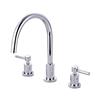 Elements of  Design Concord 11.50-in Chrome Widespread Handle Kitchen Faucet