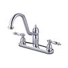 Elements of  Design Templeton 10.13-in Chrome Two Handle Kitchen Faucet
