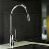 WS Bath Collections 14.30 -in Chrome Light Sink Mixer Single Handle Kitchen Faucet