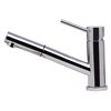 ALFI brand 6.5-in Solid Stainless Steel Pull Out Single Hole Kitchen Faucet