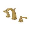 Elements of Design NuWave Polished Brass French Widespread Faucet