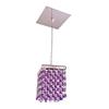 Classic Lighting Bedazzle Collection 4-in x 5-in Swarovski Elements Blue Violet Crystal Pendant Light