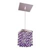 Classic Lighting Bedazzle Collection 4-in x 5-in Swarovski Elements Dark Sapphire Crystal Pendant Light
