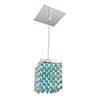 Classic Lighting Bedazzle Collection 4-in x 5-in Swarovski Elements Emerald Crystal Pendant Light