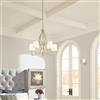 Feiss Pave Polished Nickel 5-Light Chandelier