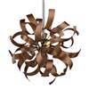 Artcraft Lighting Bel Air Collection 12.5-in x 12.5-in Brushed Copper Globe Pendant Light