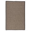 Colonial Mills Natural Wool Houndstooth 2-ft x 4-ft Espresso Area Rug
