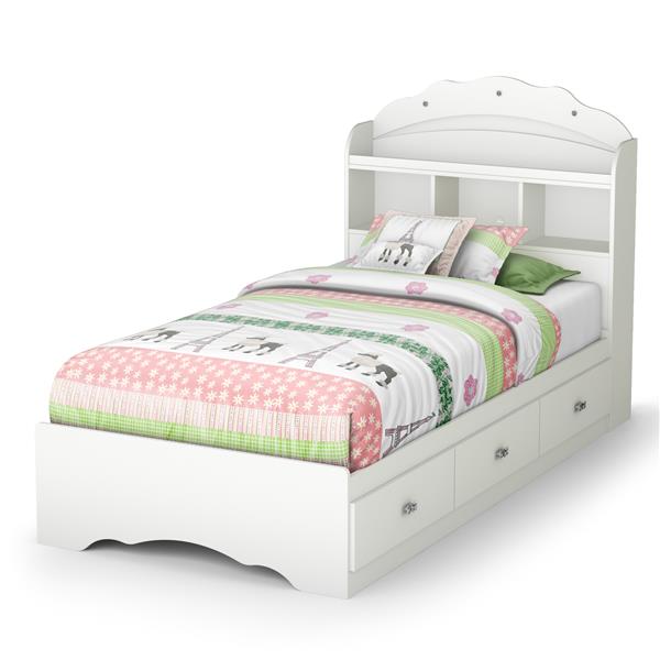Drawer Pure White Tiara Mates Twin Bed, Keetsa Bed Frame Headboard Canada