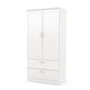 South Shore Furniture Pure White Acapella Wardrobe Armoire