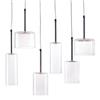 Zuo Modern Hale Pendant Light - 6-Light - 21.7-in x 59-in - Polished Chrome