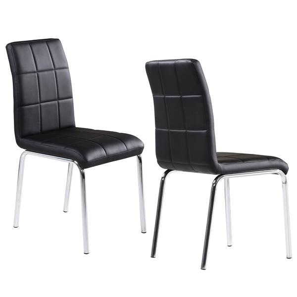 Worldwide Home Furnishings Whi Black, Leather Kitchen Chairs Canada