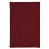 Colonial Mills Courtyard 4-ft Square Sangria Red Area Rug