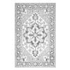 nuLOOM Aileen Floral 8-ft x 10-ft Grey Area Rug