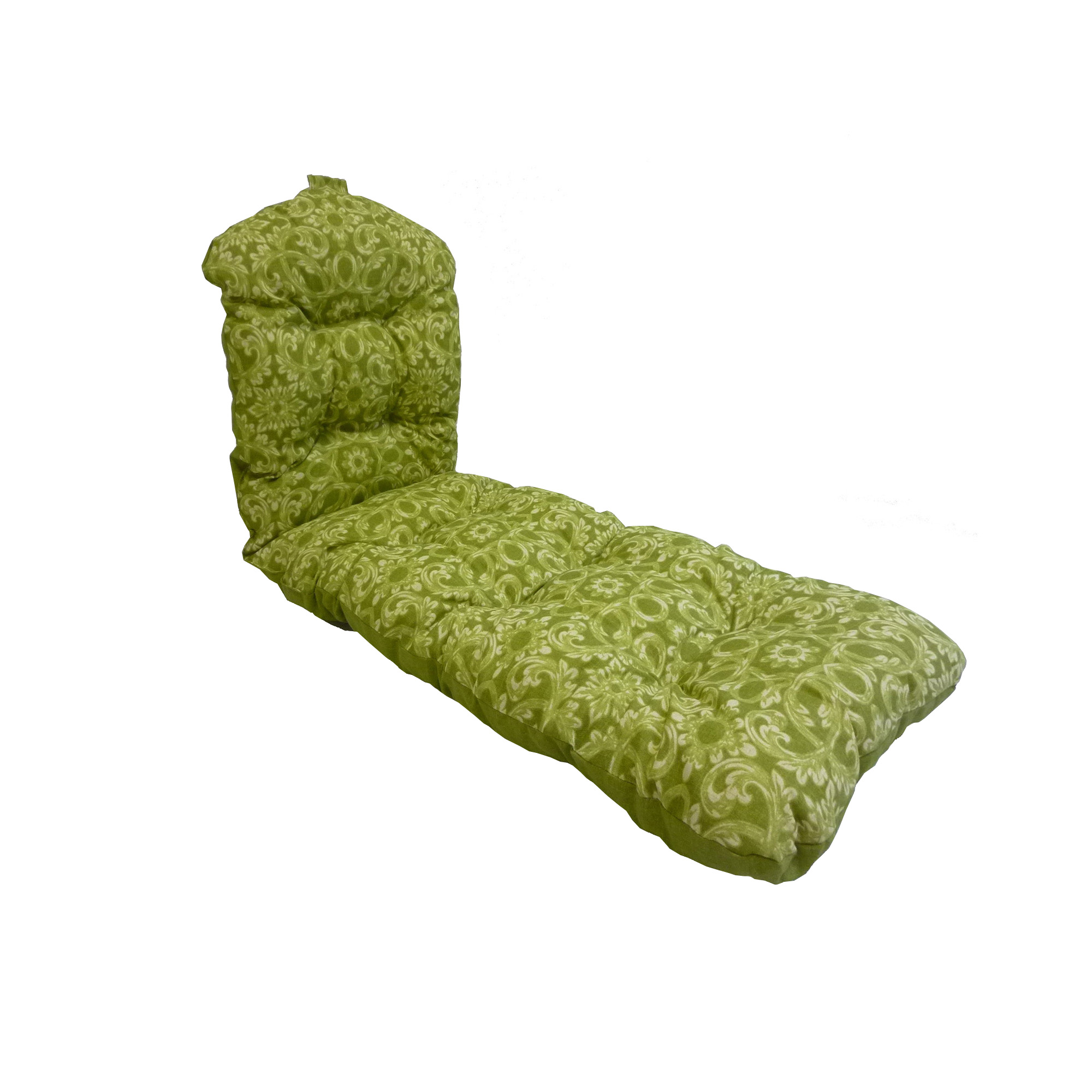 Image of Bozanto 70-in Green Floral Reversible Outdoor Lounge Cushion