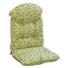Bozanto Green Floral Reversible Outdoor Highback Cushion