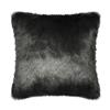 Millano Collection 18-in Dark Gray Faux Fur Decorative Cushion