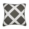 Millano 18-in Gray Duncan Decorative Cushion
