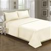 Millano 1200 Thread-Count Polyester Off-White Twin Spa Sheet Set (3 Pieces)