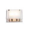 Levico Lighting Bree 8-in 2-Light Brushed Nickel Wall Sconce