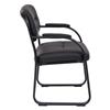 "OSP Designs Faux Leather Chair - Black - 33"" x 24"""