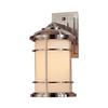 Feiss Lighthouse 7-in x 9-in Brushed Steel Outdoor Sconce