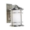 Feiss Lighthouse 9-in x 11-in Brushed Steel Outdoor Sconce