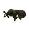 Elements of Design Hot Springs 9.50-in Oil rubbed Bronze TubWall Clawfoot Tub and Shower Filler
