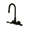 Elements of Design Hot Springs 9.50-in Oil Rubbed Bronze HiRise Spout TubWall Clawfoot Tub and Shower Filler