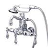 Elements of Design Hot Springs 10-in Chrome Clawfoot Tub and Shower Filler