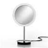 WS Bath Collections Freestanding Make-Up/Magnifying Mirror with LED Light