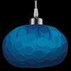 Classic Lighting Laguna Collection 8-in x 7-in Hawaiian Blue Dome Mini Pendant Light