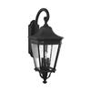 Feiss Cotswold Lane Black 3-Light Exterior Wall Sconce