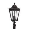 Feiss Cotswold Lane 3-Light Grecian Bronze Post Lantern