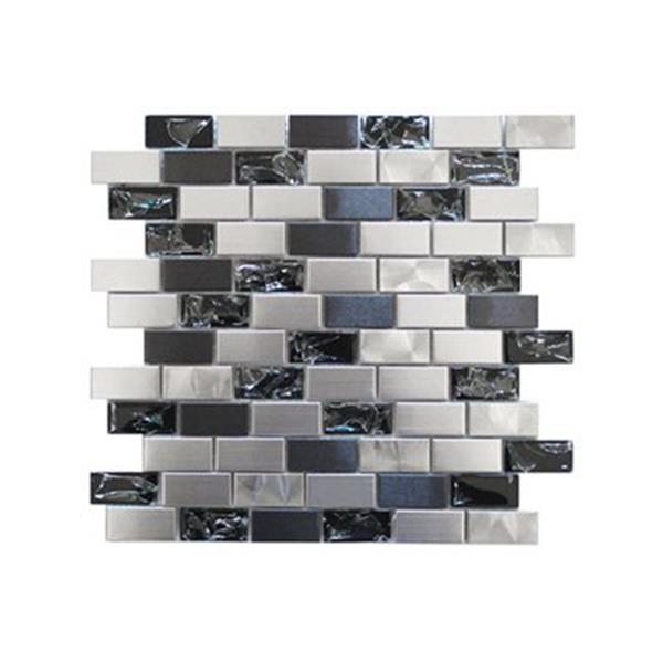 Eden Mosaic Tiles Mix Tile, Metal Wall Tiles Canada
