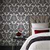 Graham & Brown 56 sq ft Grey Poise Majestic Unpasted Wallpaper